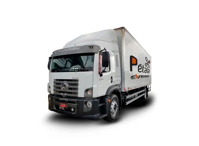VW 17-190 Toco da frota Pétala Express para transporte de plantas